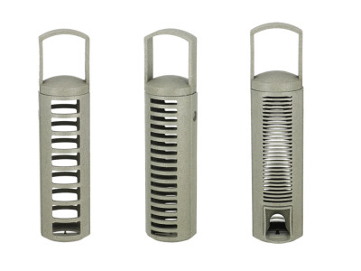 100% Recycling: Vogelfuttersilo