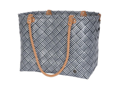Sainte Maxime Shopper STRIPES dark grey