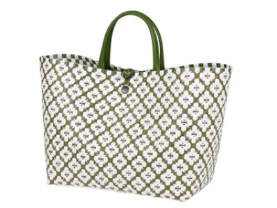 Motif Bag Shopper L olive
