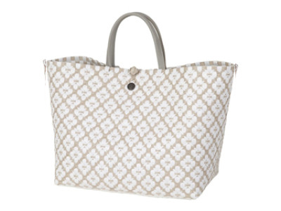 Motif Bag Shopper L pale grey